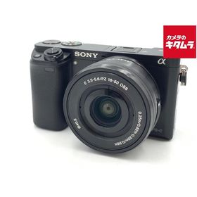 【中古】 【並品】 ソニー α6000 パワーズームレンズキット ブラック [ILCE-6000L B]