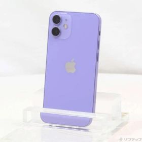 〔中古品〕 iPhone12 mini 64GB パープル MJQC3J／A SIMフリー【262】
