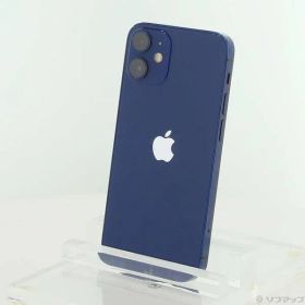 〔中古品〕 iPhone12 mini 256GB ブルー NGDV3J／A SIMフリー【258】