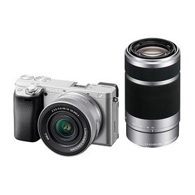 SONY デジタル一眼カメラ α6400 ILCE-6400X ダブルズームレンズキット [シルバー]