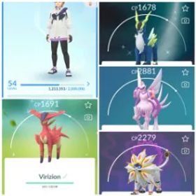 LV 54+ [ソルガレオ/ルナラ] 51レッグ + 22x 色違い