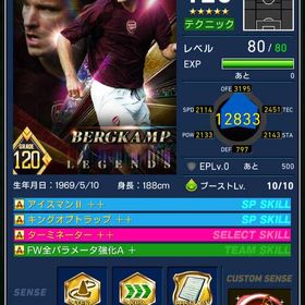 ベルカンプ、クライフ、ライス他カスタム多数！ | eFootball ウイコレのアカウントデータ、RMTの販売・買取一覧