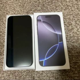 Apple iPhone16 ProMax 1BT ブラックチタニウム 本体