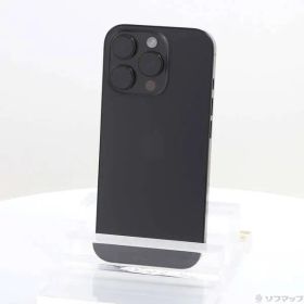 〔中古品〕 iPhone16 Pro 256GB ブラックチタニウム MYN03J／A SIMフリー【349】