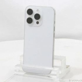 〔中古品〕 iPhone16 Pro 256GB ホワイトチタニウム MYN13J／A SIMフリー【344】