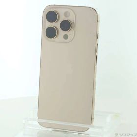 〔中古品〕 iPhone16 Pro 256GB デザートチタニウム MYN23J／A SIMフリー【349】