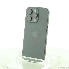〔中古品〕 iPhone16 Pro 256GB ブラックチタニウム MYN03J／A SIMフリー【344】
