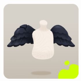 黒いキューピッド像の羽(250円) | リヴリーアイランドのアイテム、RMTの販売・買取一覧