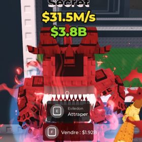 🔥最安🔥Eviledon $393.5M/s | ロブロックス(ROBLOX)のアカウントデータ、RMTの販売・買取一覧