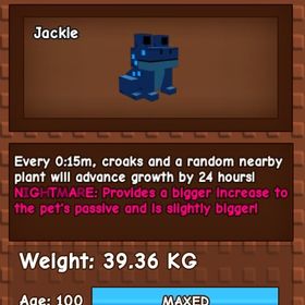 庭を成長させる ナイトメア変異 １５秒青カエル | ロブロックス(ROBLOX)のアカウントデータ、RMTの販売・買取一覧