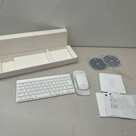 S3653) 美品 Apple Wireless Keyboard A1314 + Magic Mouse A1296 セット 日本語 JIS ワイヤレスマウス ワイヤレスキーボード