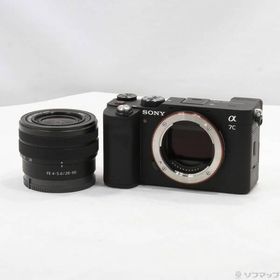 〔中古〕SONY(ソニー) α7C ズームレンズキット ブラック ILCE-7CL B〔262-ud〕