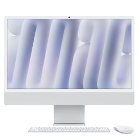 24インチiMac [整備済製品] 10コアCPUと10コアGPUを搭載したApple M4チップ、ギガビットEthernet、Nano-textureガラス - シルバー
