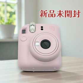FUJIFILM 富士フイルム チェキ instax mini 12 INS MINI 12 PINK インスタントカメラ ピンク 自撮り 接写対応