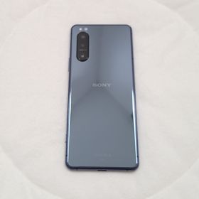 エクスペリア(Xperia)の【ジャンク品】Xperia5Ⅱ SOG02(ブルー) au(スマートフォン本体)