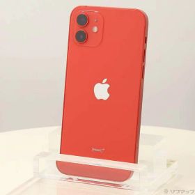 【中古】Apple(アップル) iPhone12 64GB プロダクトレッド MGHQ3J／A SIMフリー 【349-ud】