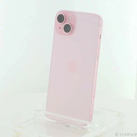 【中古】Apple(アップル) iPhone15 Plus 128GB ピンク MU093J／A SIMフリー 【258-ud】