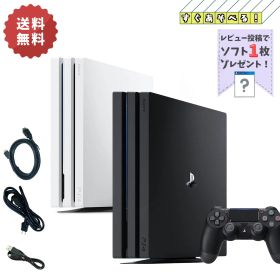 PS4 PRO 本体 【 すぐ遊べるセット 】★ 純正コントローラー ★選べるカラー ( CUH-7000BB〜7200BB )プレステ4 Playstation4