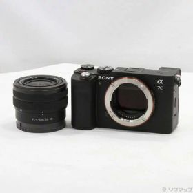 【中古】SONY(ソニー) α7C ズームレンズキット ブラック ILCE-7CL B 【262-ud】