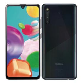 【SIMロック解除済】au Galaxy A41 SCV48 Black SAMSUNG 当社3ヶ月間保証 中古 イオシス