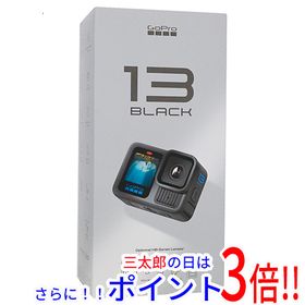 【１日と三太郎の日はポイント３倍！！】【新品】送料無料 GoPro ウェアラブルカメラ HERO13 BLACK CHDHX-131-FW