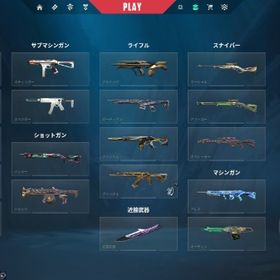 値下げ交渉可能！championsなどヴァンダルスキン多数あり！！ | VALORANT(ヴァロラント)のアカウントデータ、RMTの販売・買取一覧