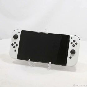 【中古】Nintendo(任天堂) Nintendo Switch 有機ELモデル Joy-Con(L)／(R) ホワイト 【295-ud】