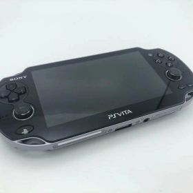 中古 PlayStation Vita (プレイステーション ヴィータ) Wi‐Fiモデル クリスタル・ブラック (PCH-1000 ZA01)