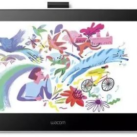 【中古】Windows7 13.3インチ液晶ペンタブレット Wacom One(オリジナルカスタムブラシセット)[DTC133W1D]