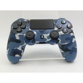 【中古】SONY ワイヤレスコントローラー(DUALSHOCK 4) CUH-ZCT2J25 [ブルー・カモフラージュ]【高崎モントレー】保証期間１週間【ランクA】
