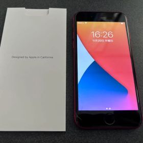 【値下げ】iPhone8 Red 64GB SIMロックなし 本体・説明書のみ