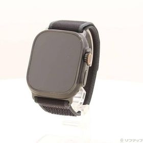 〔中古〕Apple(アップル) Apple Watch Ultra 2 GPS + Cellular 49mm ブラックチタニウムケース ブラックトレイルループ〔305-ud〕