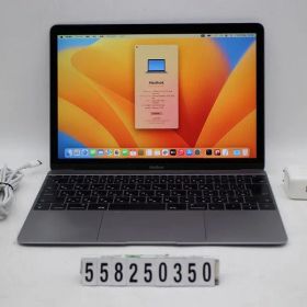 Apple MacBook 12in 2017 A1534 スペースグレイ Core m3 7Y32 1.2GHz/8GB/256GB(SSD)/12W/WQXGA(2304x1440) 【558250350】