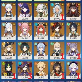 【PU確定40/90】アルレッキーノ1凸+餅 マーヴィカ シトラリ ヌヴィレット ムアラニ1凸 万葉 | 原神のアカウントデータ、RMTの販売・買取一覧