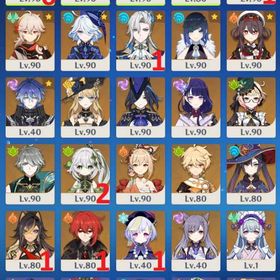 【ユーザー名未設定】ティナリ完凸 スカーク+餅 エスコフィエ マーヴィカ シロネン1凸 フリンズ | 原神のアカウントデータ、RMTの販売・買取一覧