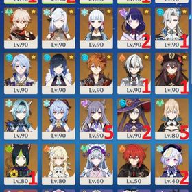 【引退アカウント】マーヴィカ1凸+餅 シロネン2凸 ヌヴィレット1凸+餅 フリーナ1凸 雷電2凸+餅 | 原神のアカウントデータ、RMTの販売・買取一覧