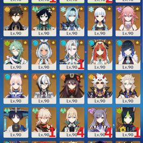 【六神】マーヴィカ+餅 シロネン 雷電将軍2凸 フリーナ1凸 ヌヴィレット1凸 アルレッキーノ 夜蘭 | 原神のアカウントデータ、RMTの販売・買取一覧