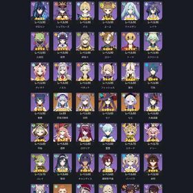 完凸12体その他2凸3凸多数所持ほぼキャラコンプ | 原神のアカウントデータ、RMTの販売・買取一覧