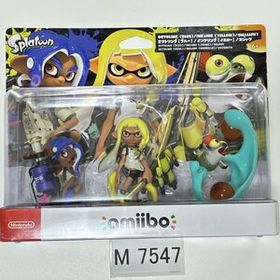 M7547 ●新品 未開封 即決●amiibo トリプルセット インクリング イエロー・オクトリング ブルー・コジャケ●アミーボ スプラトゥーン3