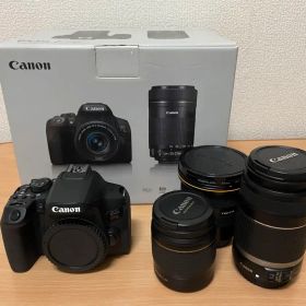 EOS Kiss X10i・ボディー本体標準 広角 望遠 バッテリーセット
