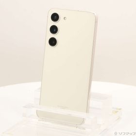 (中古)SAMSUNG Galaxy S23 256GB クリーム SCG19 au SIMフリー(269-ud)
