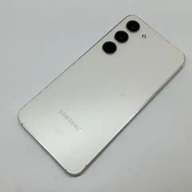 【中古】SAMSUNG au 【SIMフリー】 Galaxy S23 クリーム 8GB 256GB SCG19【宇田川】保証期間１ヶ月【ランクA】