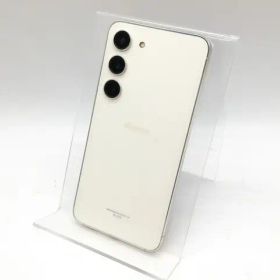 【中古】SAMSUNG docomo 【SIMフリー】 Galaxy S23 クリーム 8GB 256GB SC-51D【吉祥寺】保証期間１ヶ月【ランクB】
