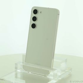 (中古)SAMSUNG Galaxy S23 256GB クリーム SCG19 au SIMフリー(258-ud)