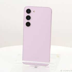 (中古)SAMSUNG Galaxy S23 256GB ラベンダー SCG19 au SIMフリー(352-ud)