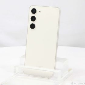(中古)SAMSUNG Galaxy S23 256GB クリーム SCG19 au SIMフリー(269-ud)