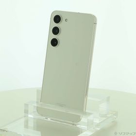 (中古)SAMSUNG Galaxy S23 256GB クリーム SCG19 au SIMフリー(262-ud)