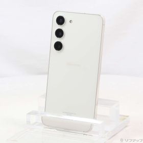 (中古)SAMSUNG Galaxy S23 256GB クリーム SC-51D docomo SIMフリー(297-ud)