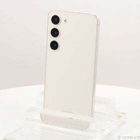 (中古)SAMSUNG Galaxy S23 256GB クリーム SCG19 au SIMフリー(368-ud)