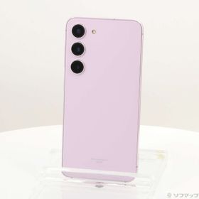 (中古)SAMSUNG Galaxy S23 256GB ラベンダー SCG19 au SIMフリー(348-ud)